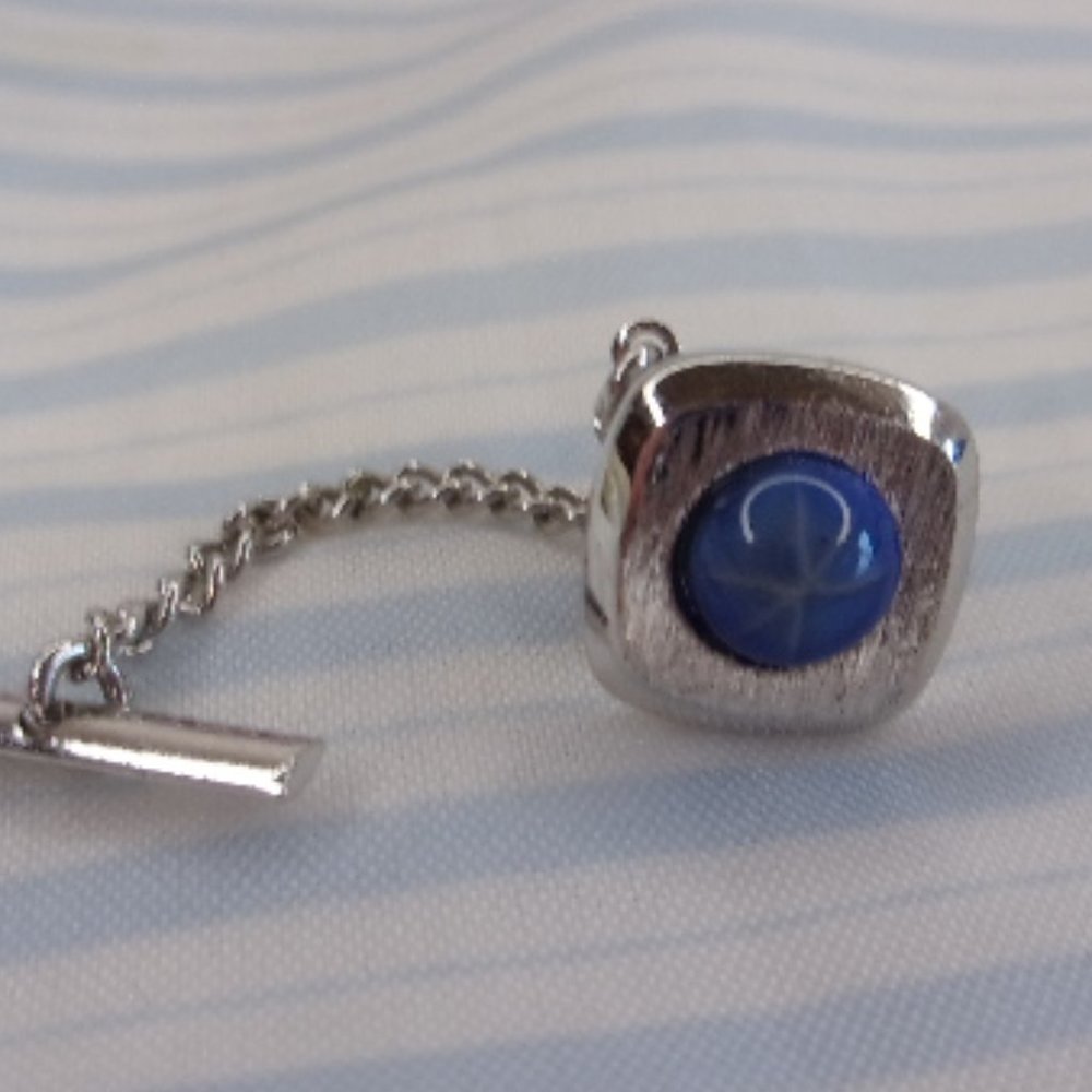 Sarah Coventry Star of India Silver Tone Tie Tac